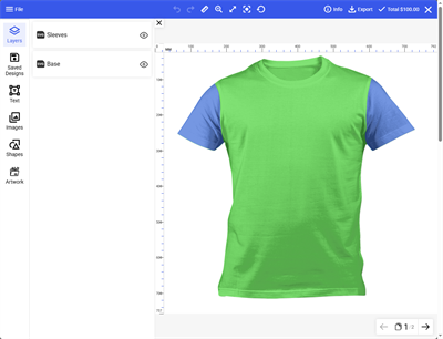 <style color="3858e9">Full width <style color="3858e9">lightbox</style> product designer