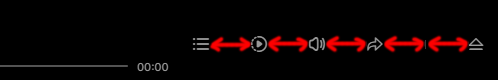 Right side gap between buttons