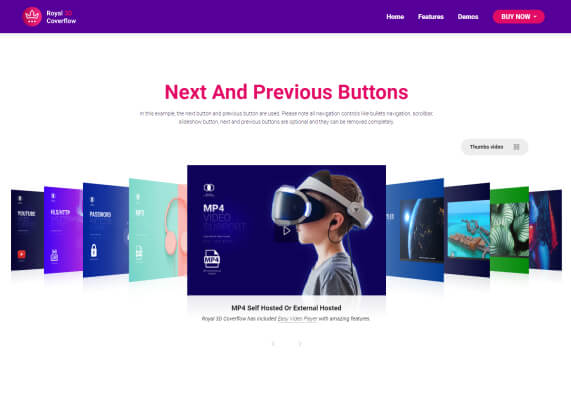 Next And Previous Buttons