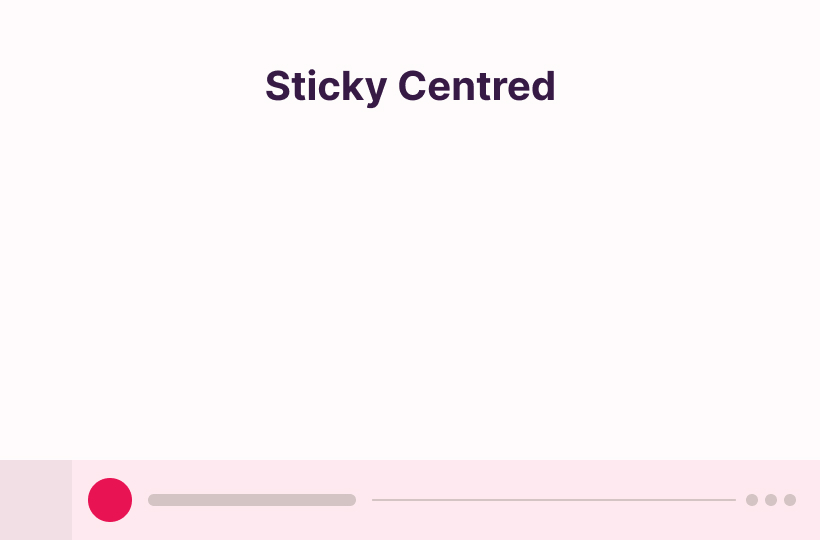 Sticky Centred