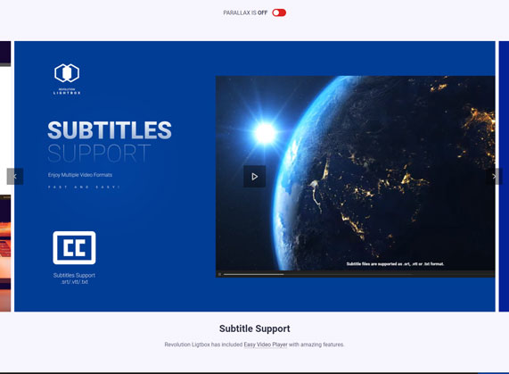 Subtitle Support