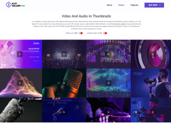 Video And Audio In Thumbnails