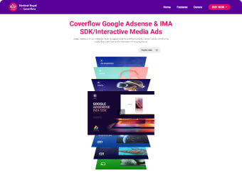 Coverflow Google Adsense & IMA SDK/Interactive Media Ads