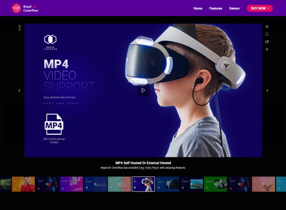 Lightbox MP4 Self Or External Hosted