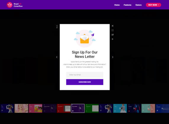 Lightbox HTML Content