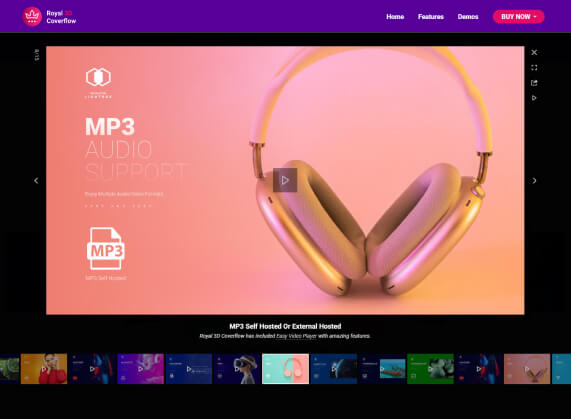 Lightbox MP3 Self Hosted Or External Hosted