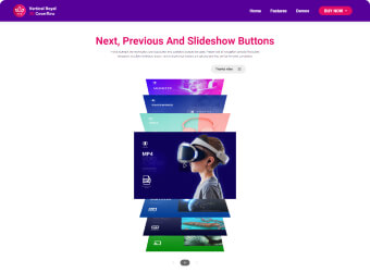 Next, Previous And Slideshow Buttons
