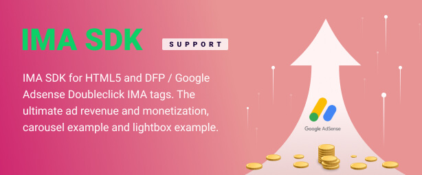 IMA SDK support