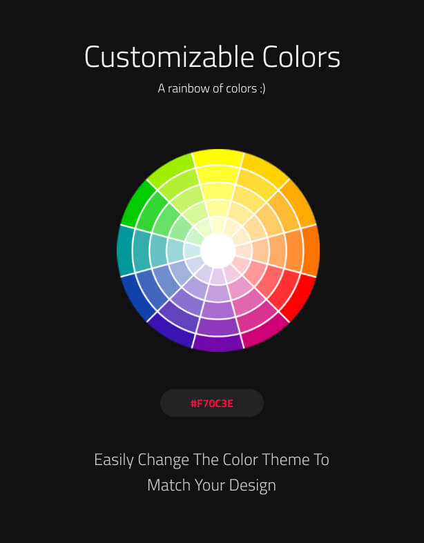 Customizable colors