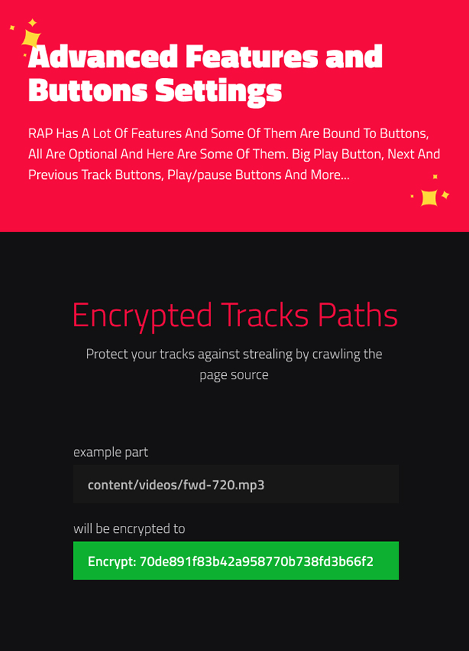 Track Encryption
