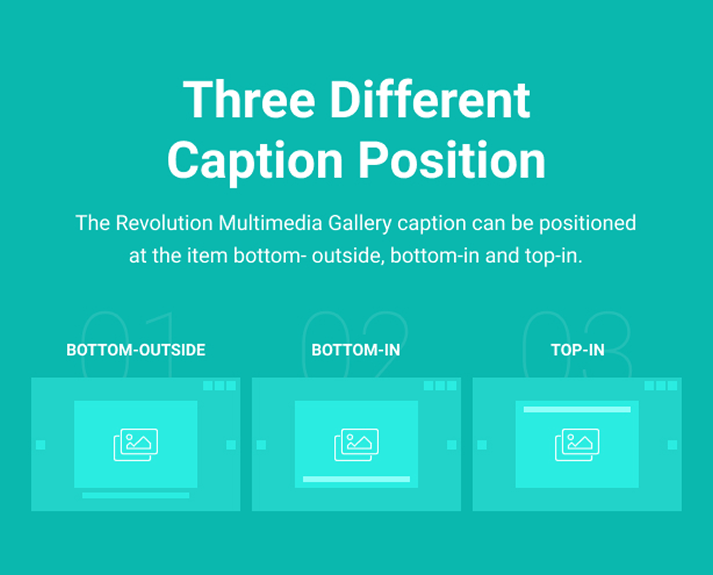 Three buttons postion types